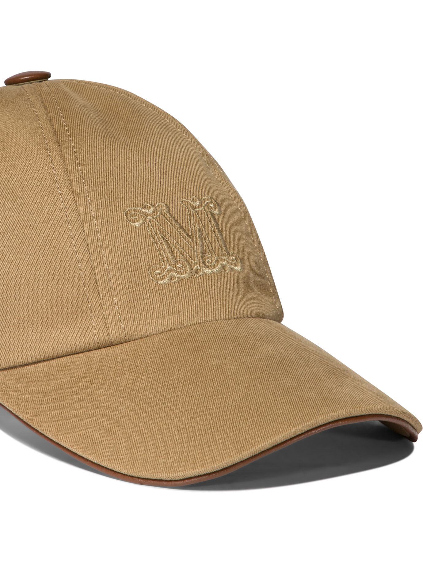 MAX MARA Beige Rienza cap